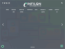 Tablet Screenshot of infilon.com